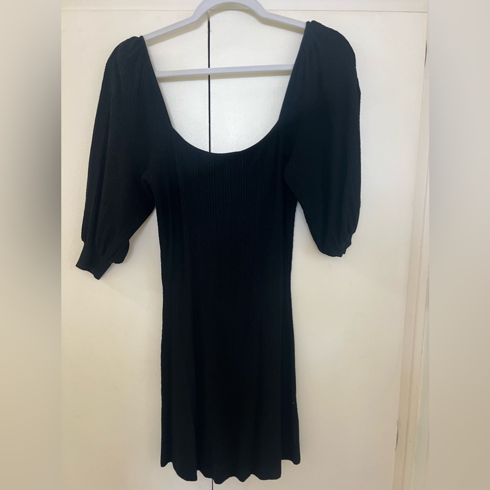 Sezane Black Clelia Dress XS